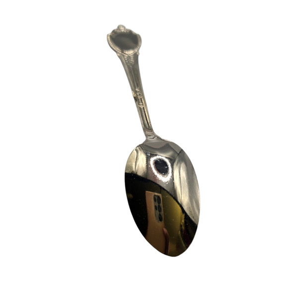 Mackinaw City Michigan Collectors Silver Souvenir Spoon Crest Shield New Box - Picture 5 of 7